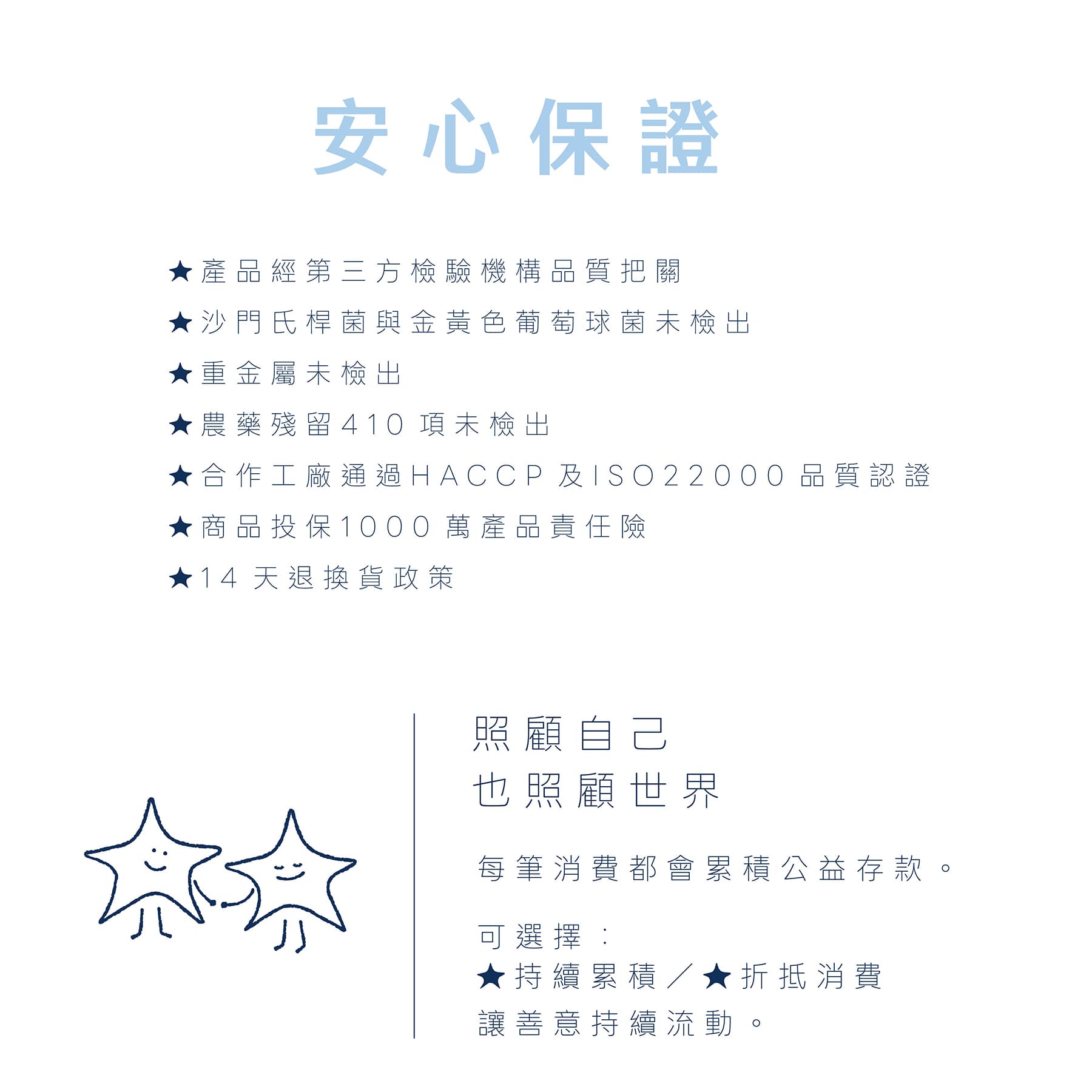 安心保證